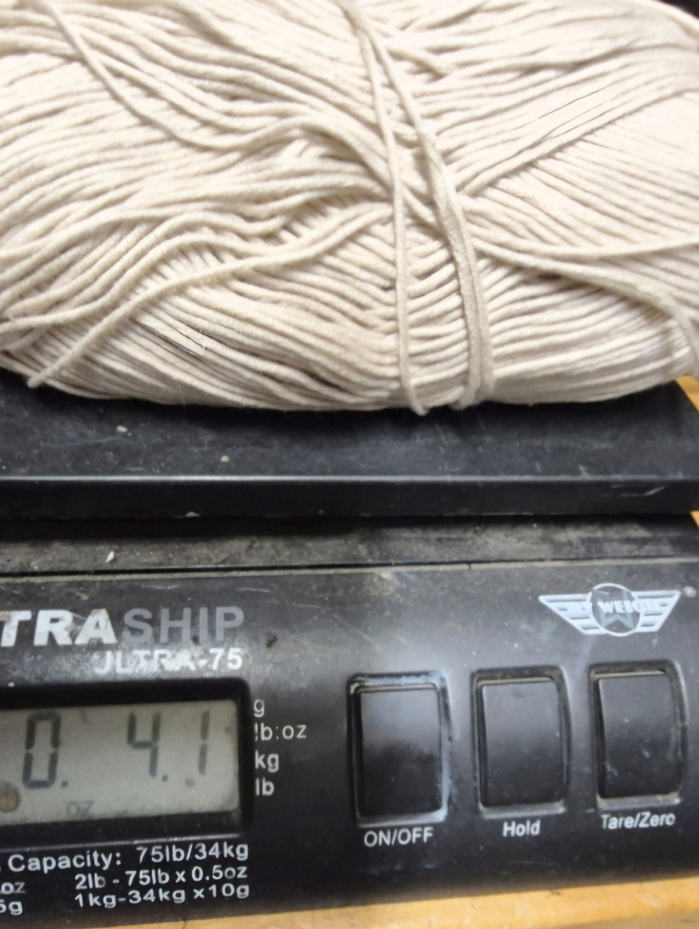 Bernat Softee Baby Cotton Yarn - Three Full Skeins Feather Gray - Picture 4 of 5